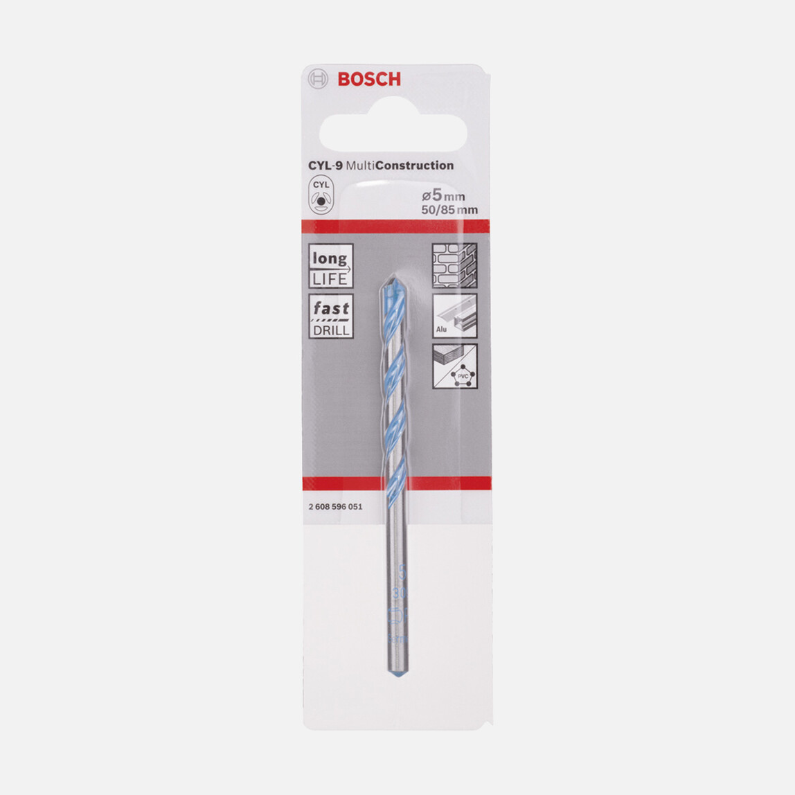    Bosch Cly-9 Multi Construction Matkap Ucu 5x85 mm  