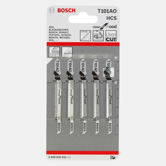 Bosch Dekupaj Testere Bıçak T101 Ao 5' li 
