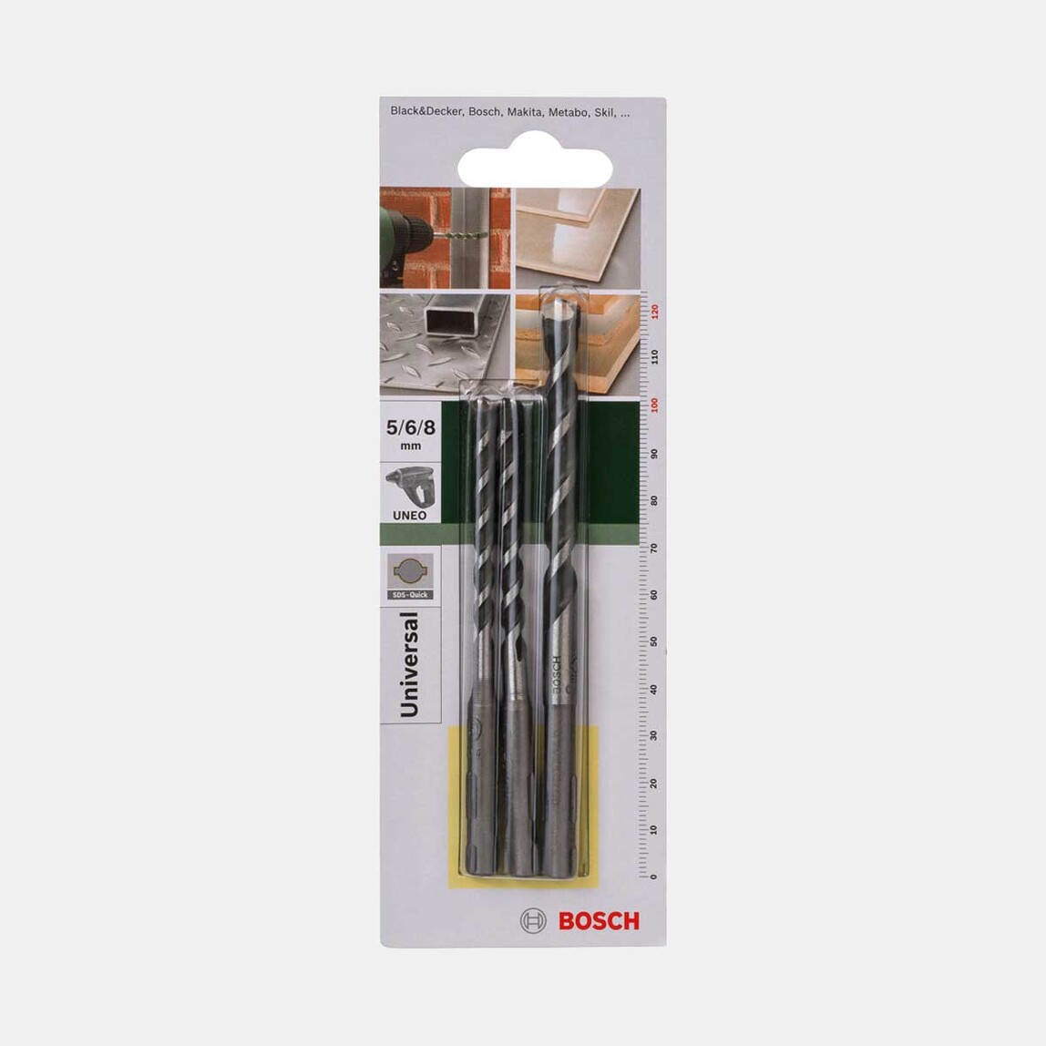    Bosch Uneo Aksesuar  Sds Quıck Çok Amaçlı Uç Seti 568 mm  