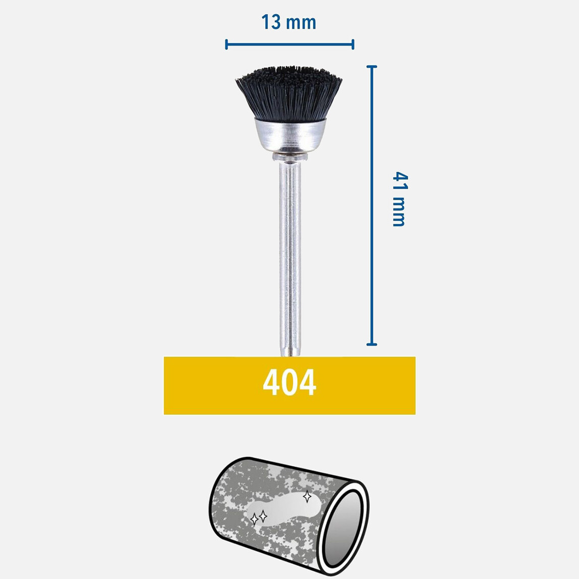    Kıl Fırça 13mm  