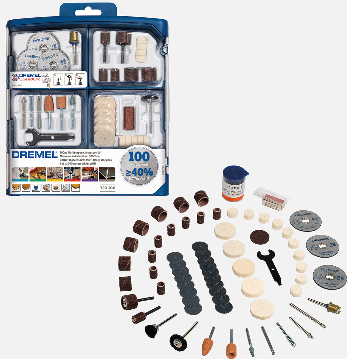    Dremel Aksesuar Seti 100 Parça  