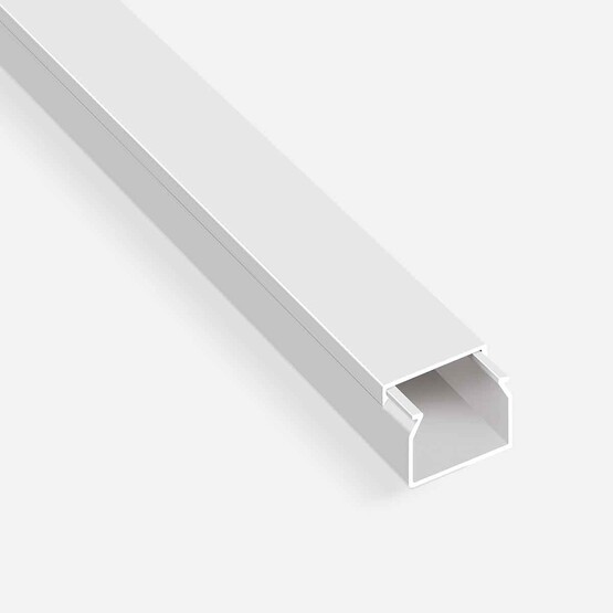 Mutlusan Kablo Kanalı 2M. Beyaz 25X25 mm 