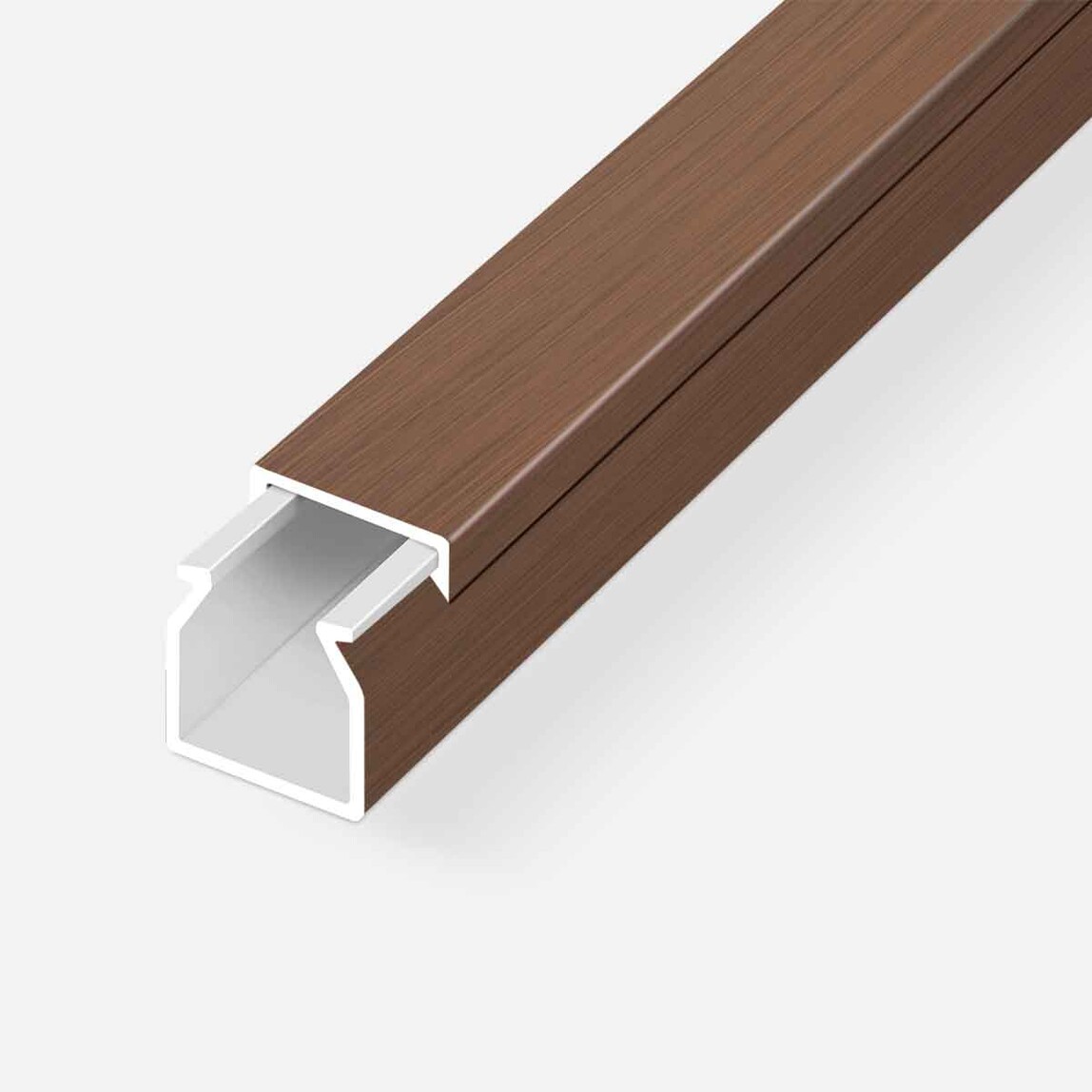    Mutlusan Kablo Kanalı 2M Ceviz 40X40 mm  