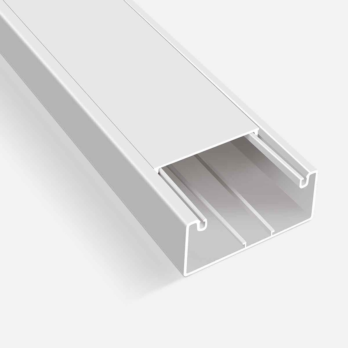    Mutlusan Kablo Kanalı 2M Beyaz 100X50 mm  