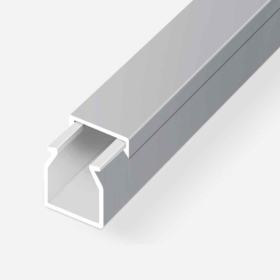 Mutlusan Kablo Kanalı 2M Metalik Gri 25x25 mm 