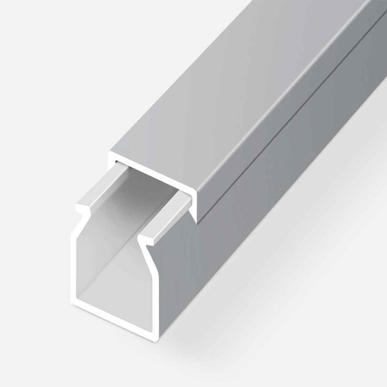 Mutlusan Kablo Kanalı 2M Metalik Gri 40X40 mm 
