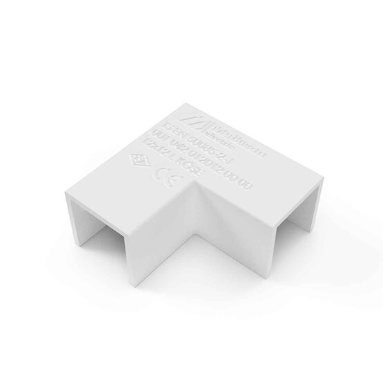 Mutlusan L Köşe Beyaz 12X12 mm 