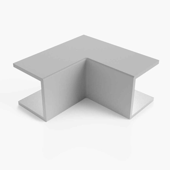 Mutlusan İç Köşe Metalik Gri 12X12 mm 