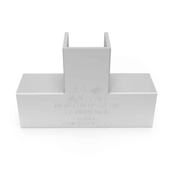 Mutlusan T Köşe Metalik Gri 12X12 mm 