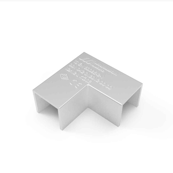 Mutlusan L Köşe Metalik Gri 12X12 mm 