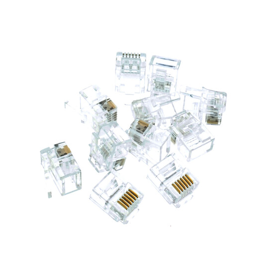 Tek-iş Telefon 6P-6C Plug 25 adet  