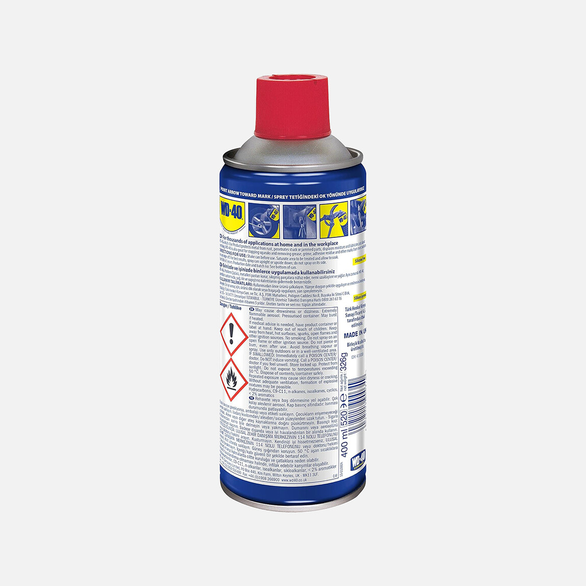    WD-40 Pas Sökücü Yağlayıcı ve Koruyucu 200 ml 