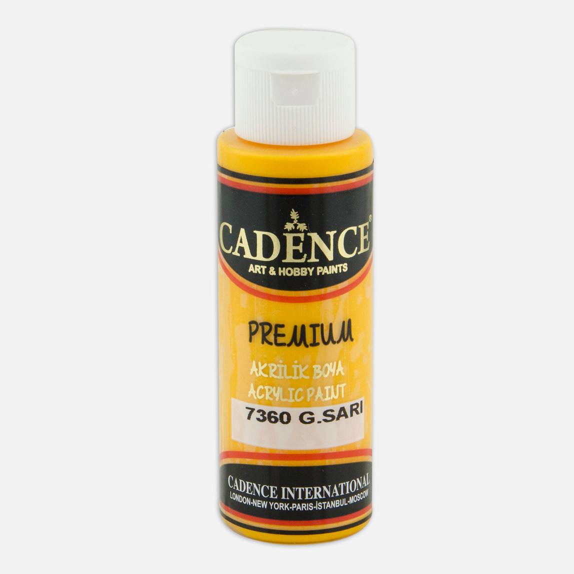 Cadence Akrilik Boya Sunshine Yellow 70 ml_0