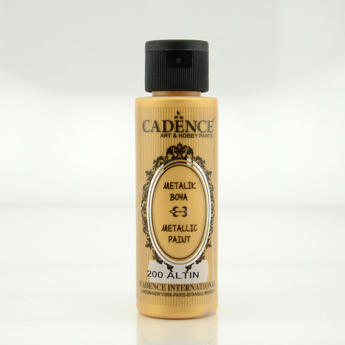    Cadence Metalik Boya Altın 70 ml  