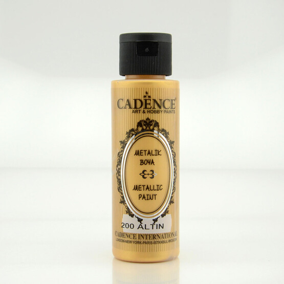 Cadence Metalik Boya Altın 70 ml 