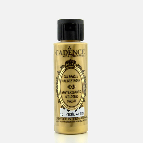 Cadence Su Bazlı Yaldız Yeşil Altın 70 ml  
