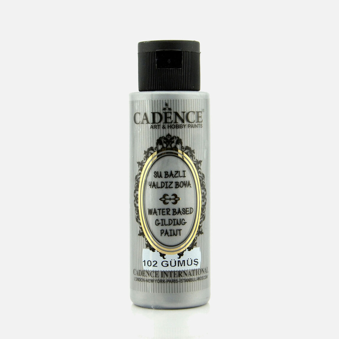    Cadence Su Bazlı Yaldız Gümüş 70 ml  