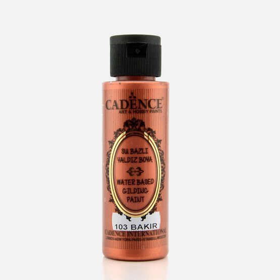 Cadence Su Bazlı Yaldız Bakır 70 ml 