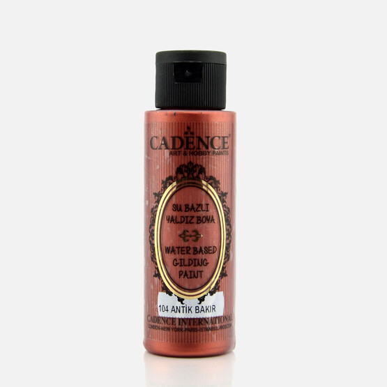 Cadence Su Bazlı Yaldız Antik Bakır 70 ml 