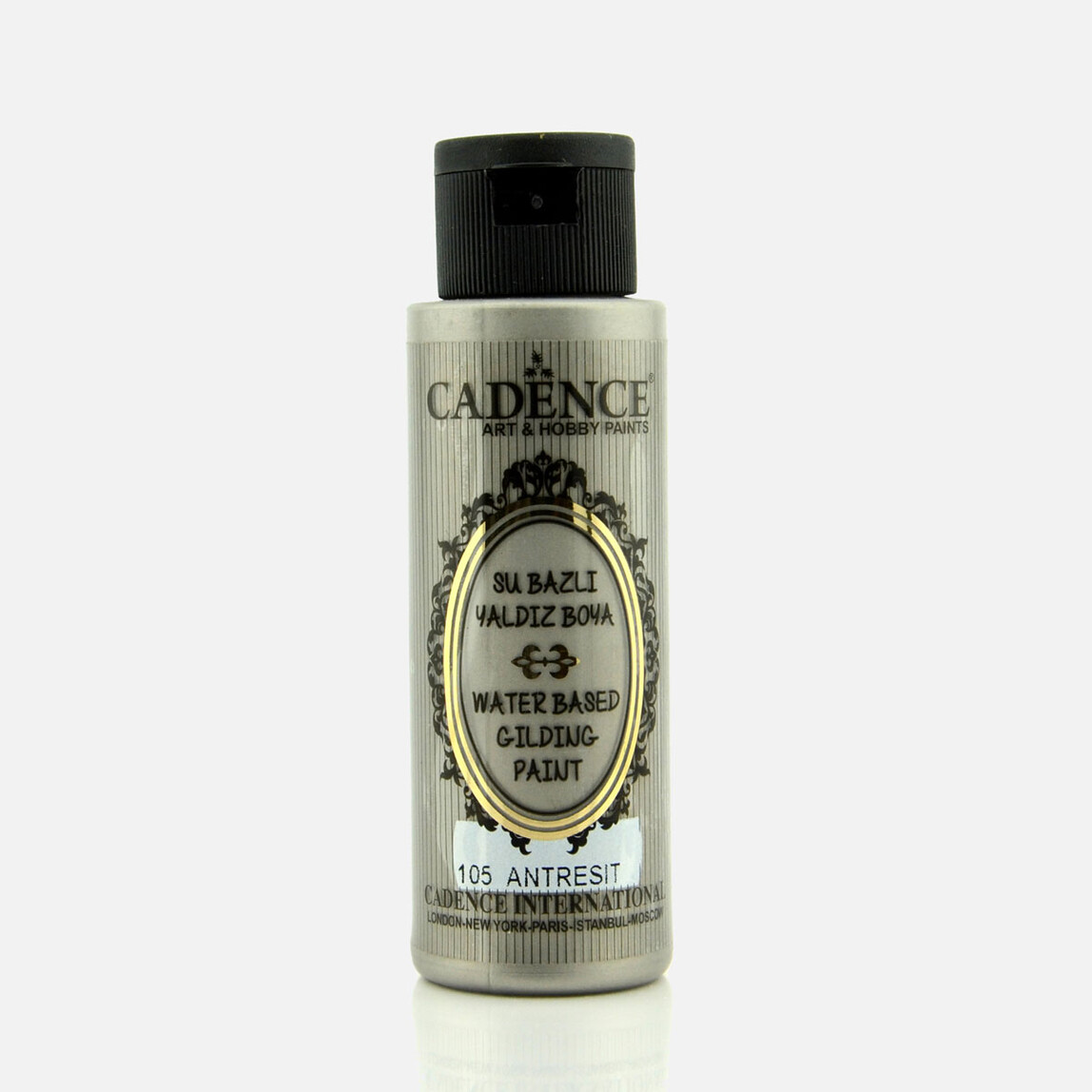    Cadence Su Bazlı Yaldız Antrasit 70 ml  