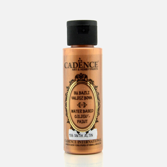 Cadence Su Bazlı Yaldız Antik Altın 70 ml 