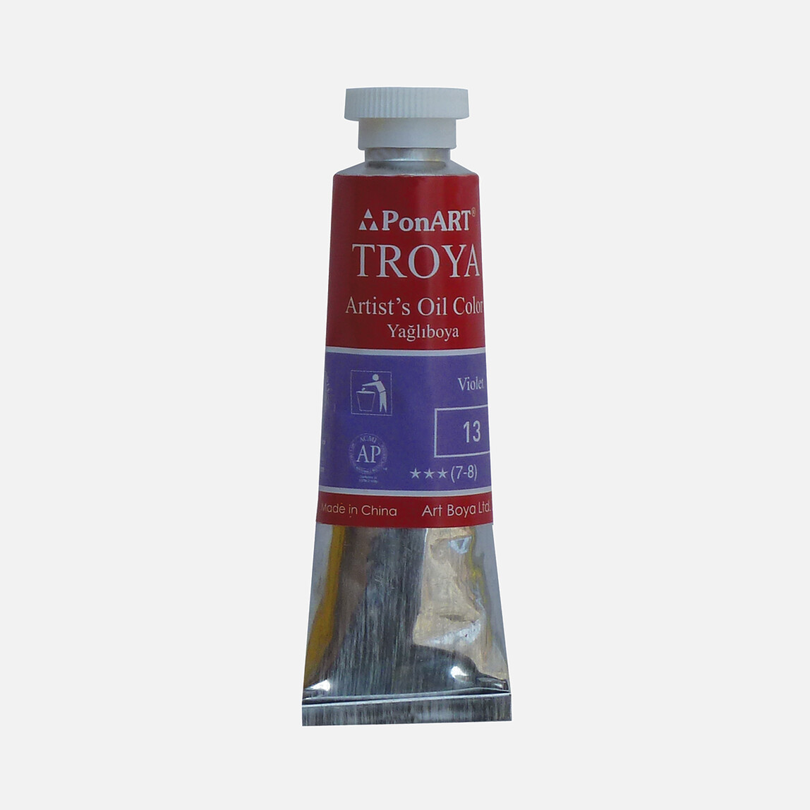    PonArt  Troya Yağlı Boya Tüp 13 Violet 37 ml  