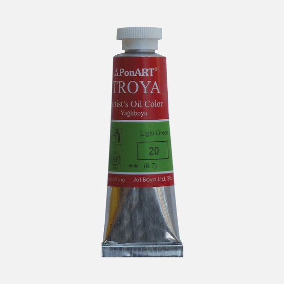 PonArt  Troya Yağlı Boya Tüp 20 Green Light 37 ml 