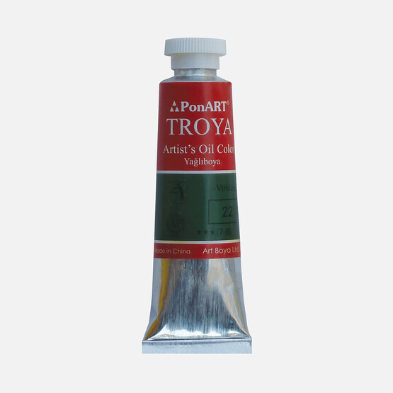 PonArt  Troya Yağlı Boya Tüp 22 Viridian 37 ml 