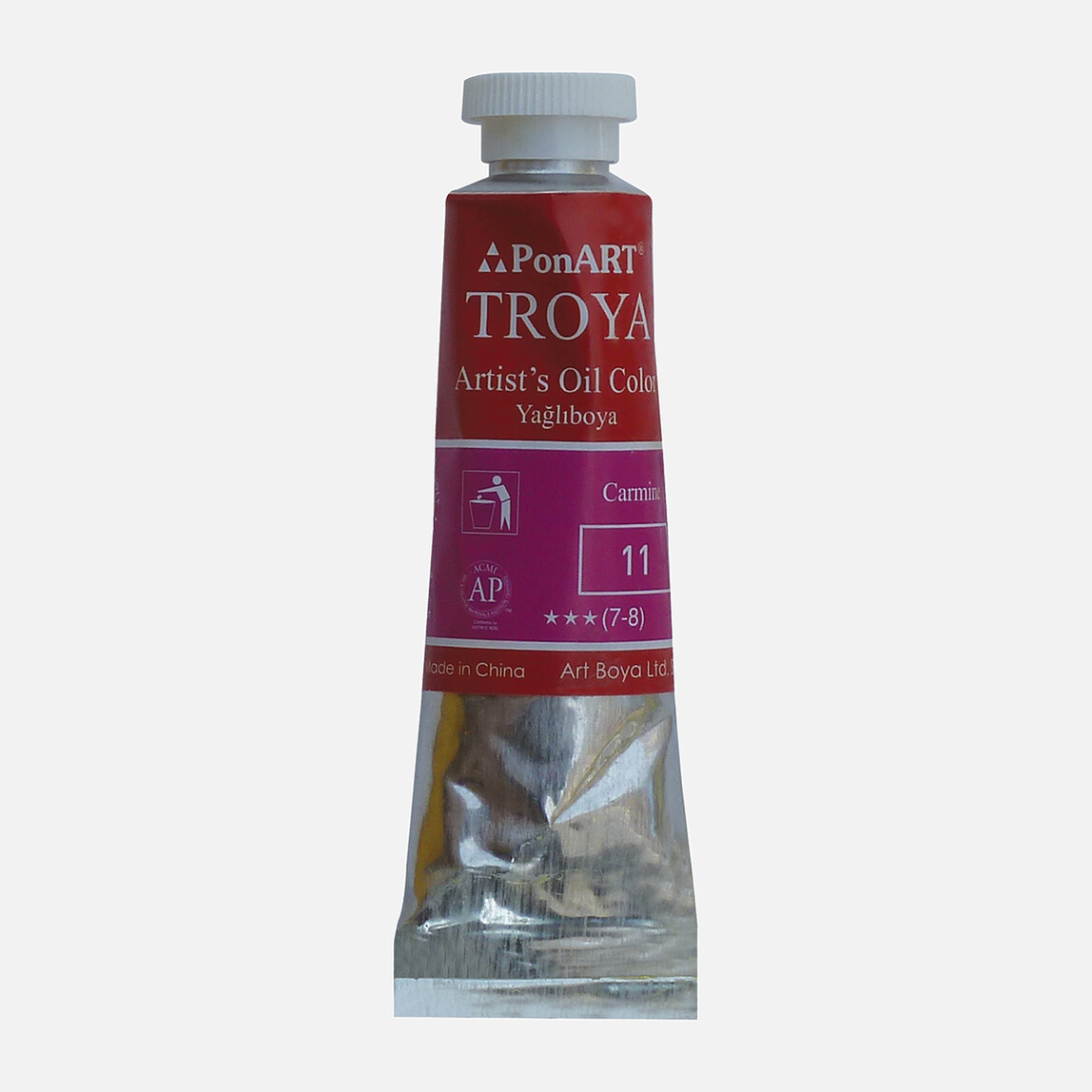   PonArt  Troya Yağlı Boya Tüp 11 Alizarin Crimson 37 ml  