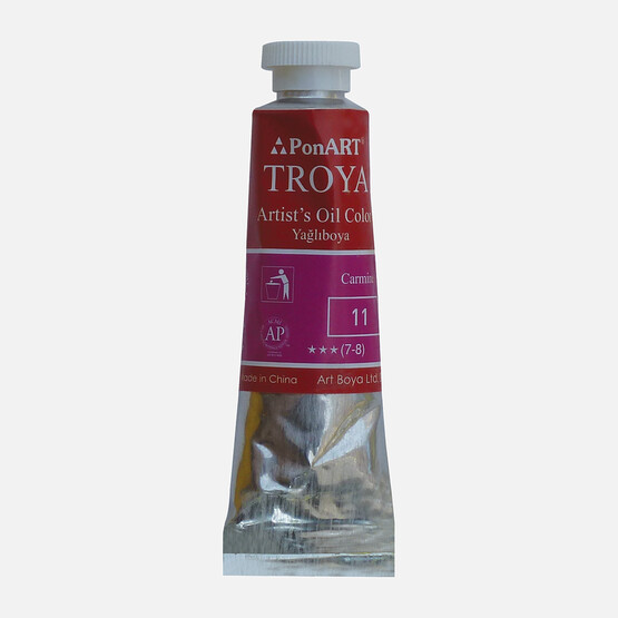 PonArt  Troya Yağlı Boya Tüp 11 Alizarin Crimson 37 ml 