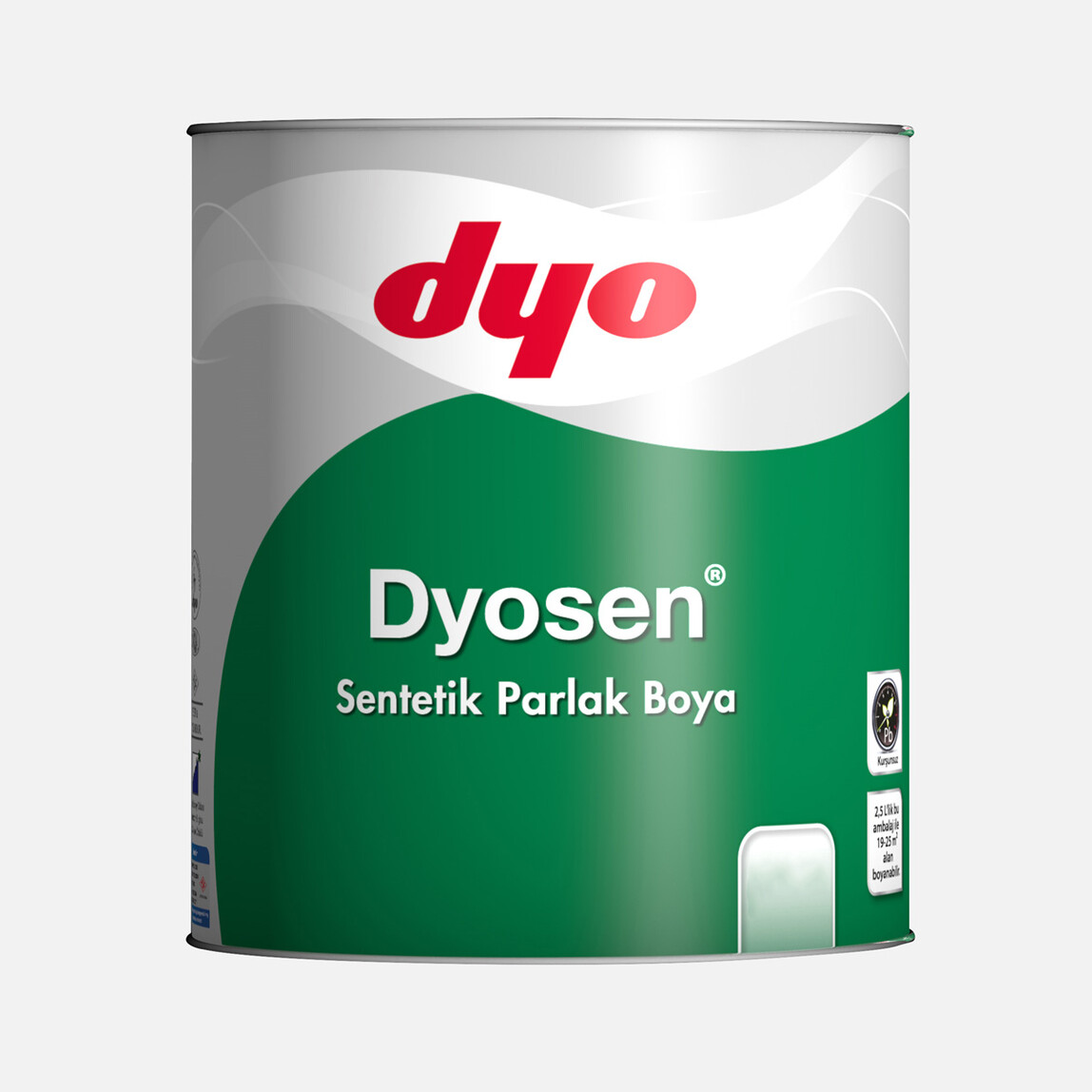    Dyo Sentetik Boya Gri 2,5 Lt  