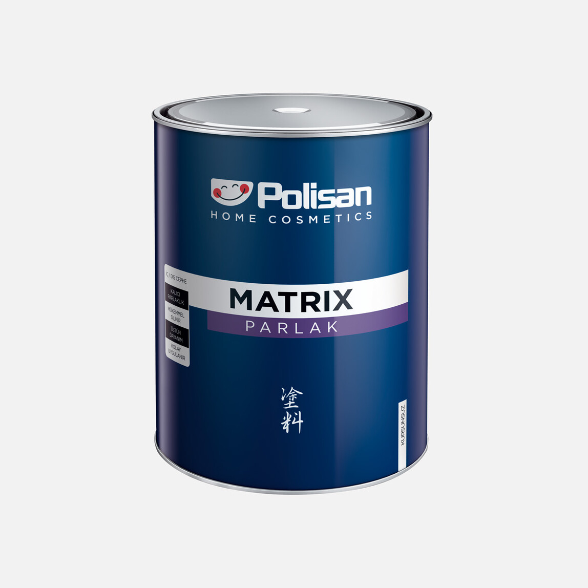    Polisan 0,75 lt Matrix Enamel Siyah  