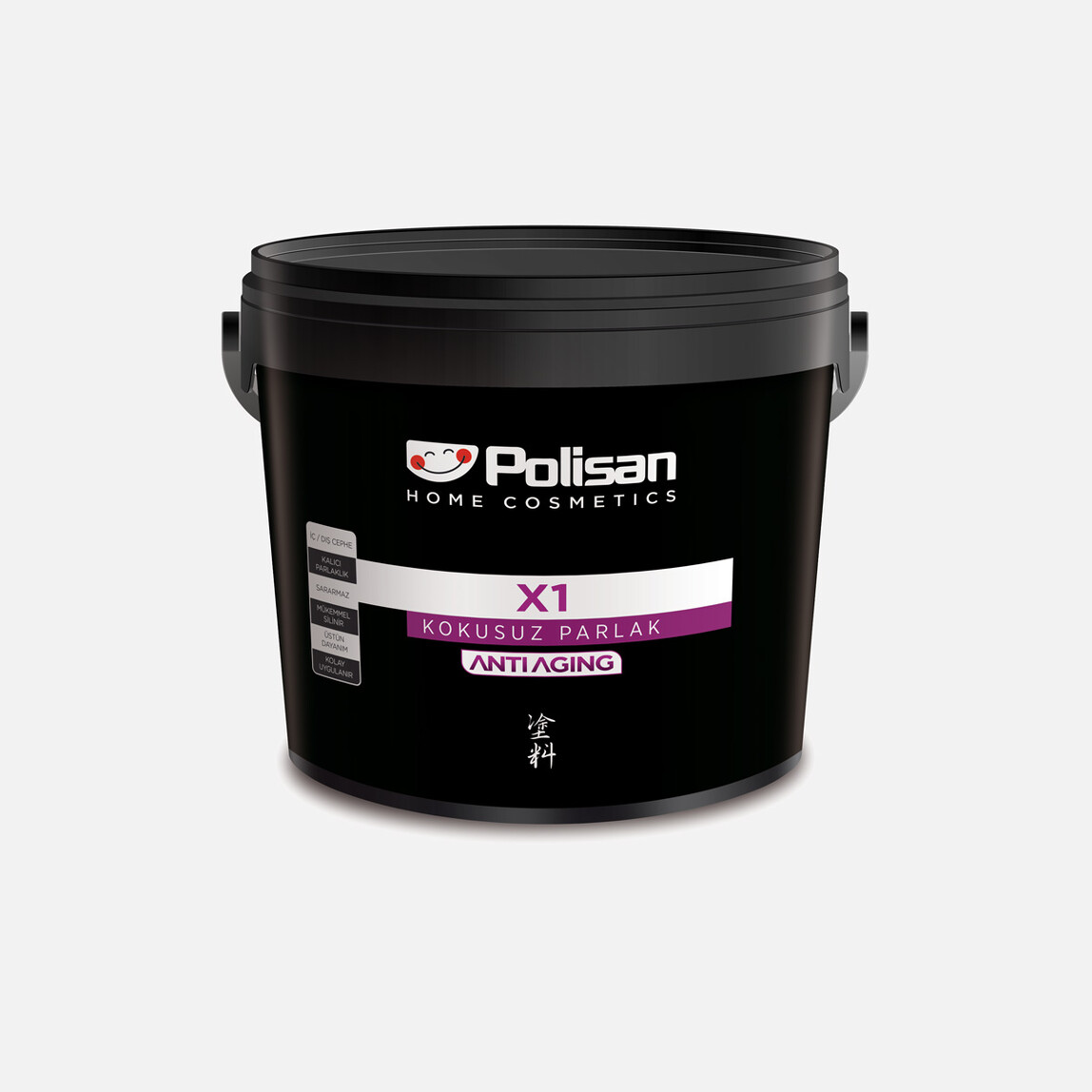    Polisan 0,75 lt Matrix X1 A-Aging Lux Parlak Siyah Kokusuz 