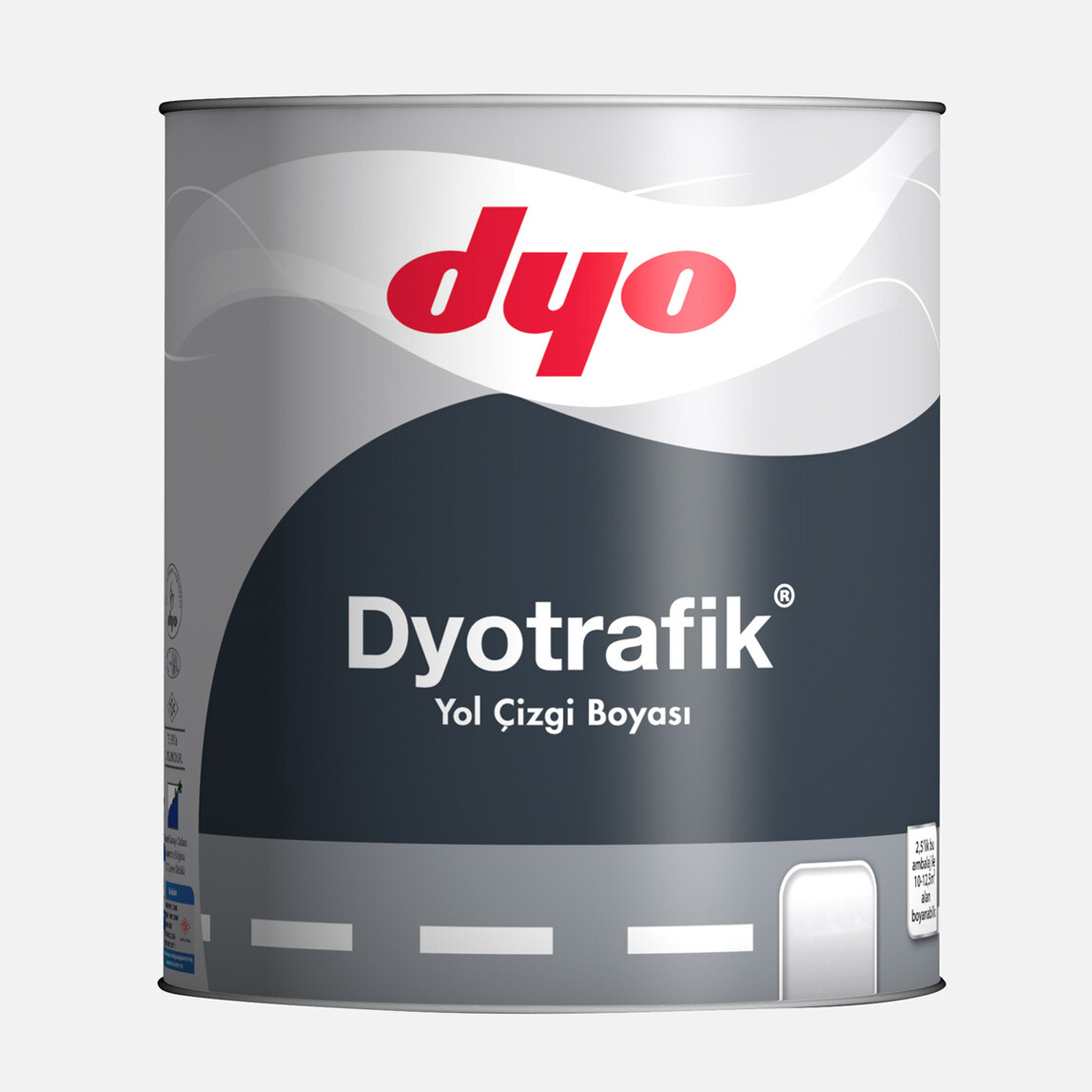    Dyo 2,5 lt Dyotrafik Yol Çizgi Boyası Beyaz 
