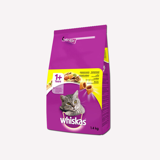 Whiskas Tavuklu Kuru Kedi Maması 1.4 kg