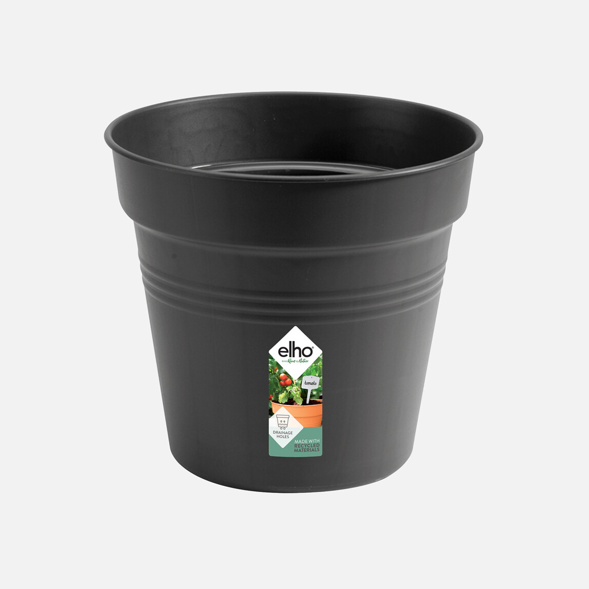    Elho Green Basics Yetiştirme Saksısı Siyah 35 cm  