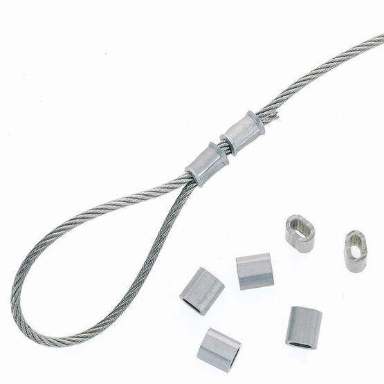 Stabilit Halat sıkma Kelepçesi 3 mm, 10 Adet 
