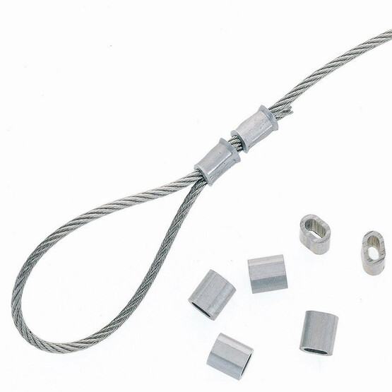 Stabilit Halat sıkma Kelepçesi 4 mm, 10 Adet 