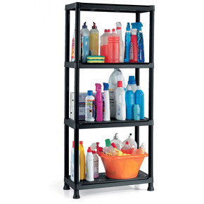 Regalux Kronos 4 Raflı Plastik Raf Seti 