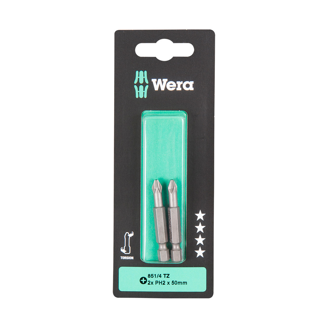 Wera 851/4 TZ PH2X50 mm Bits Uç Seti_0