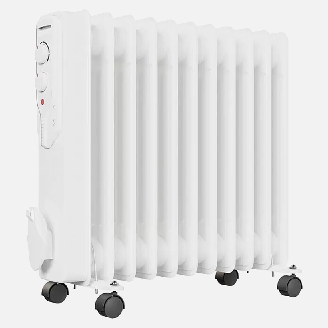    Voltomat Termostatlı 2500 W 11 Dilim Yağlı Radyatör Beyaz   