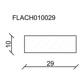 Neuhofer Düz Ahşap Çıta 10x29 mm 240 cm_1