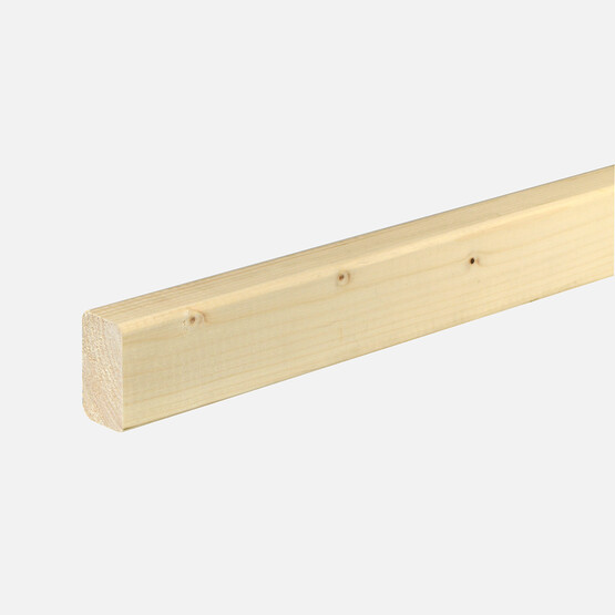 Neuhofer Yuvarlak Ahşap Çerçeve Çıtası  27x46 mm 240 cm