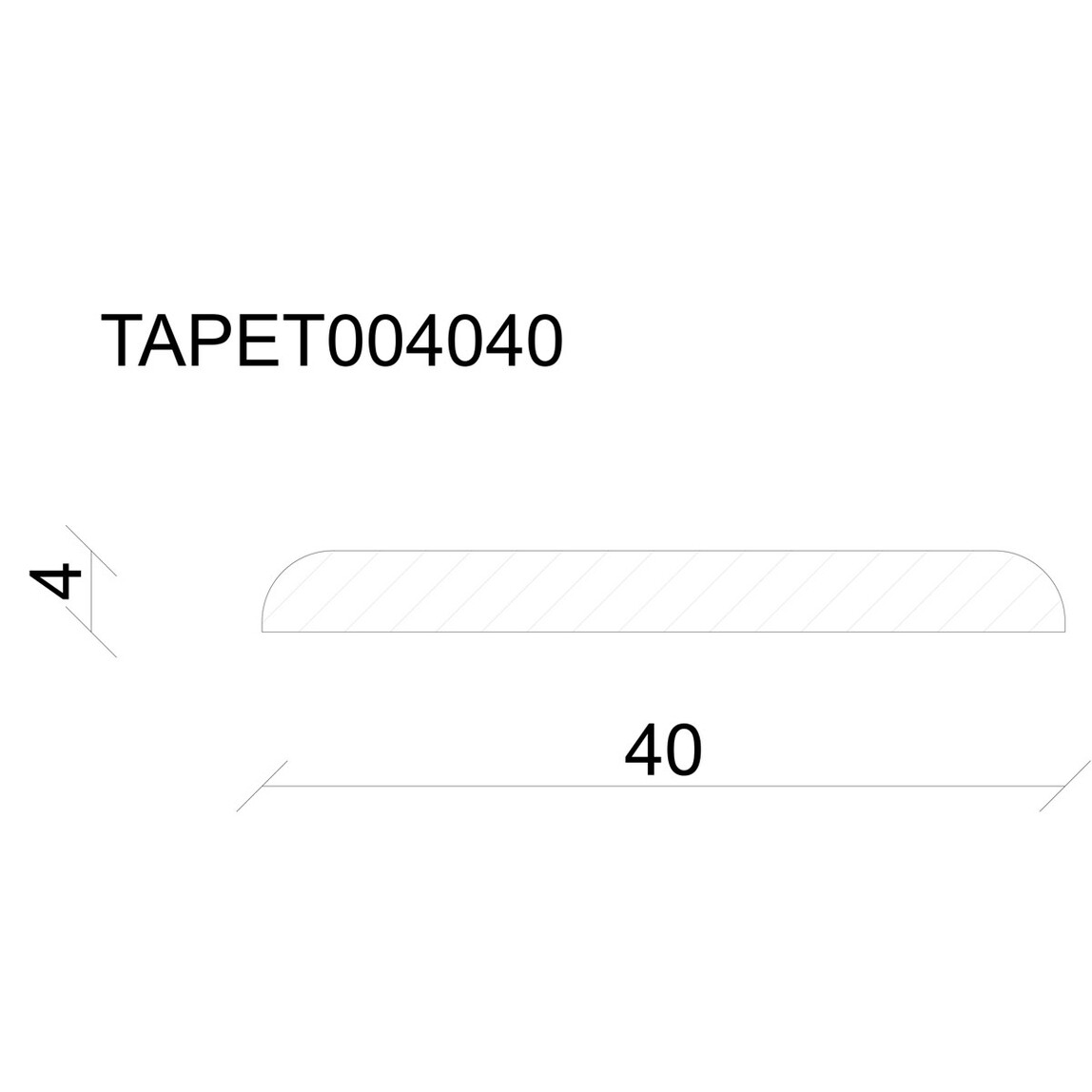    Neuhofer Duvar Kağıdı Çıtası 04x40 mm 240 cm 