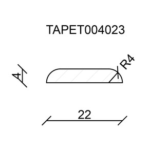 Neuhofer Duvar Kağıdı Çıtası 04x23 mm 100 cm_1