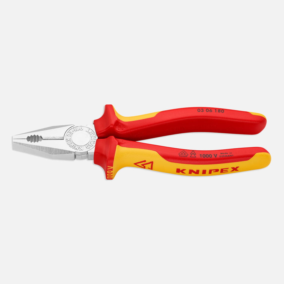 Knipex Krom kaplama VDE 180 mm Kombine Pense_1