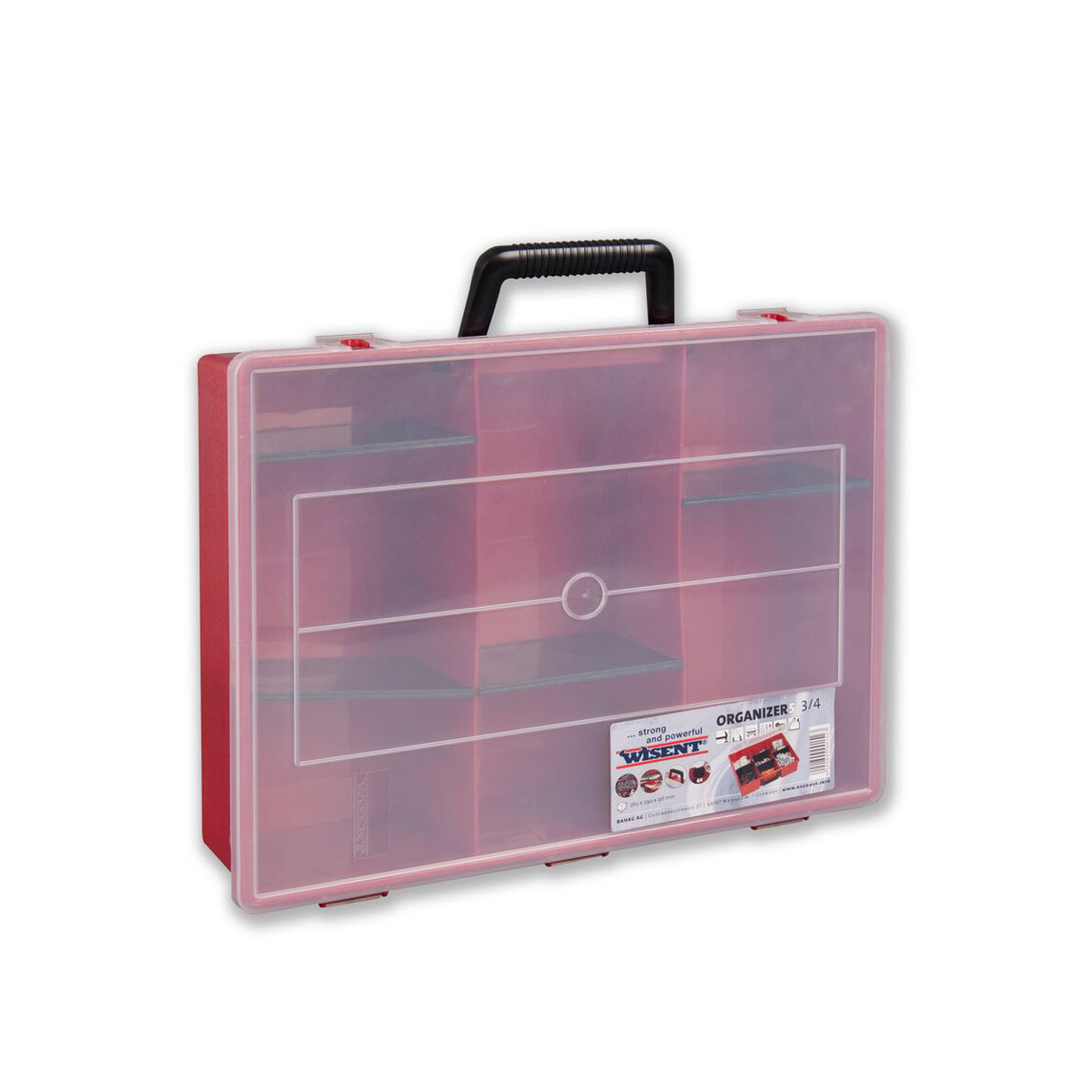    Wisent Organizer 5, 34 BöLümeneli, kırmızı  