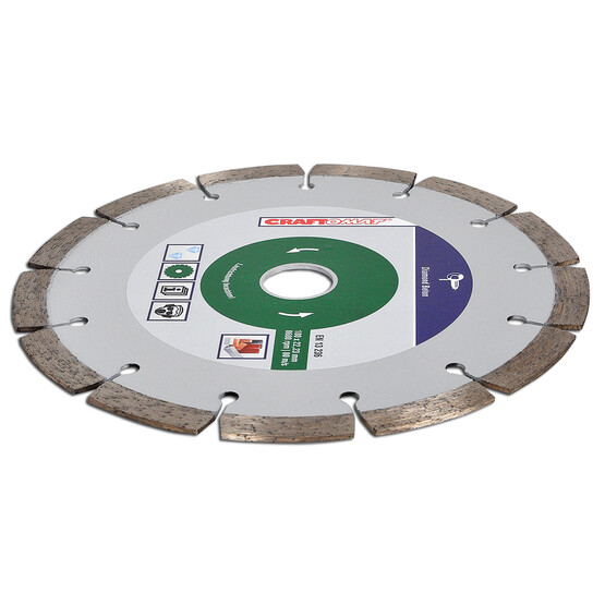 Craftomat Elmas Kesici Disk 180 mm Yeşil Beton