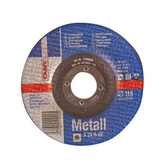 Craftomat Kesici Disk 115 mm Metal Mavi  