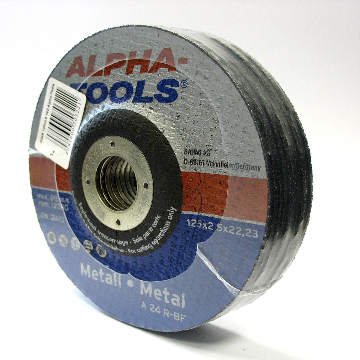    Alpha Tools 10'lu Kesici Disk 125 mm Metal Mavi  